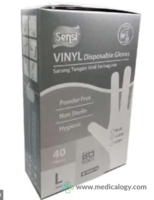 jual Sensi Sarung Tangan Vinyl Size L isi 40 pcs