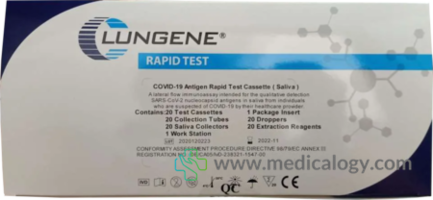 jual Swab Liur Saliva Clungene Kit Per Box isi 20