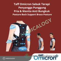 jual Taff Omicron Sabuk Terapi Penyangga Punggung Pria & Wanita Anti Bungkuk Posture Back Support Brace Posture Y112