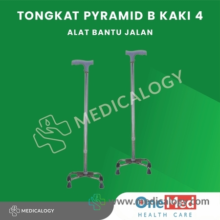 harga Tongkat Pyramid B OneMed | Tongkat Kaki 4 | Alat Bantu Jalan