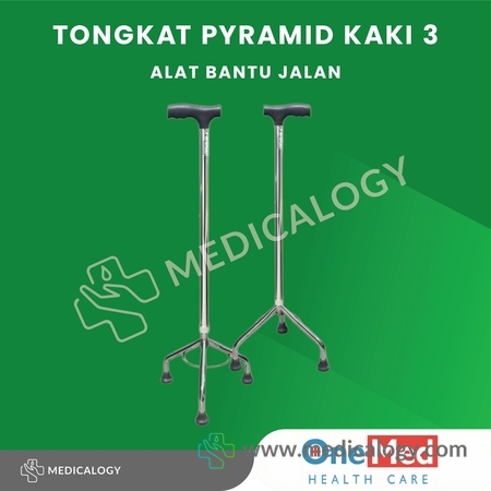 harga Tongkat Pyramid Kaki 3 Onemed | Alat Bantu Jalan Tongkat Priramid