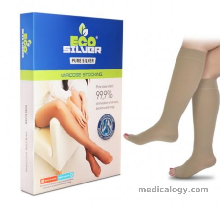 harga Varicose Stocking Knee - Open Toe 4550 Beige Size 2